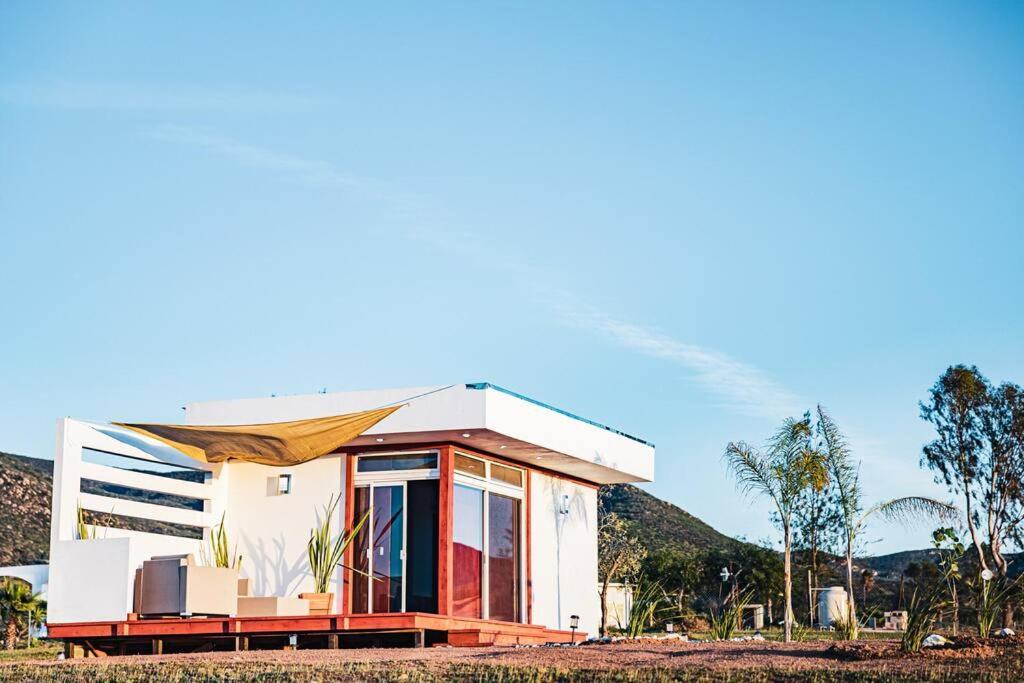 Cabana El Alamo Con Jacuzzi Villa Valle de Guadalupe Bagian luar foto