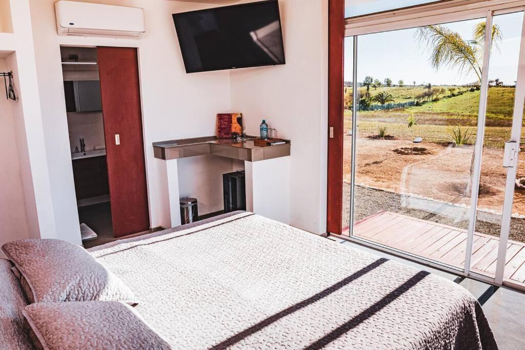 Cabana El Alamo Con Jacuzzi Villa Valle de Guadalupe Bagian luar foto
