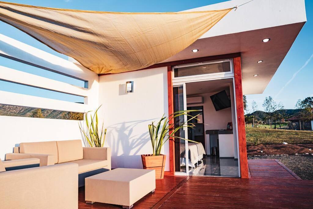 Cabana El Alamo Con Jacuzzi Villa Valle de Guadalupe Bagian luar foto