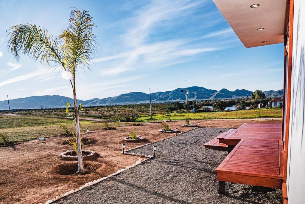 Cabana El Alamo Con Jacuzzi Villa Valle de Guadalupe Bagian luar foto