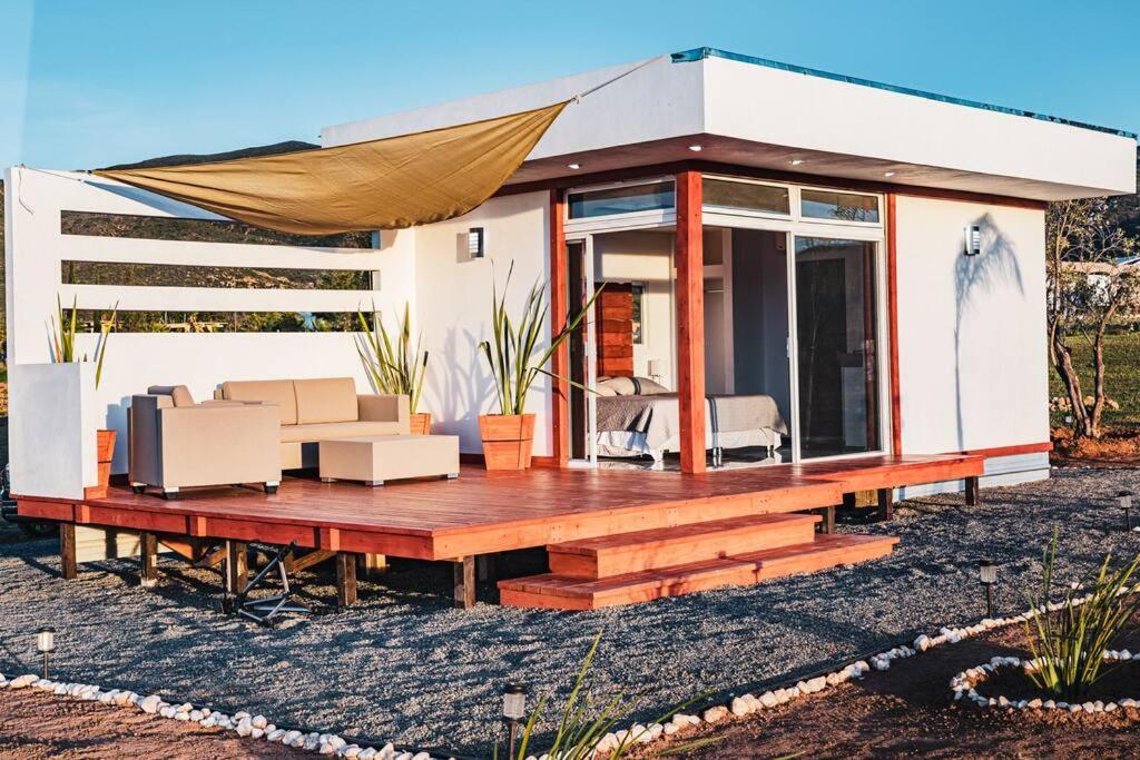 Cabana El Alamo Con Jacuzzi Villa Valle de Guadalupe Bagian luar foto